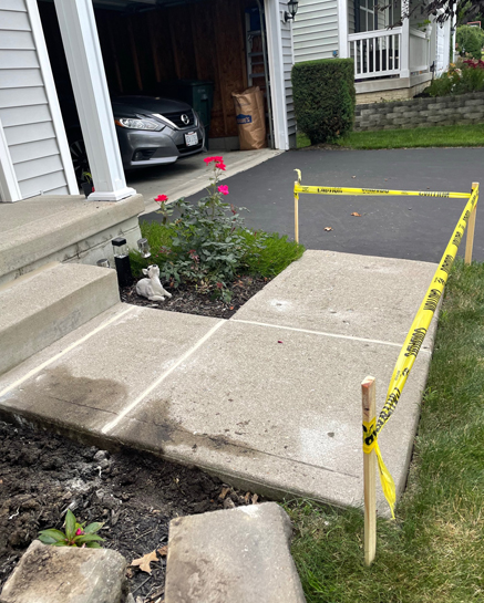 Repaired Concrete Sidewalk | SmartLevel | After PolyLevel® | SmartLevel Concrete