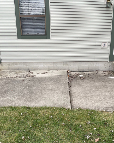 SmartLevel Concrete | Before PolyLevel Sidewalk Repair