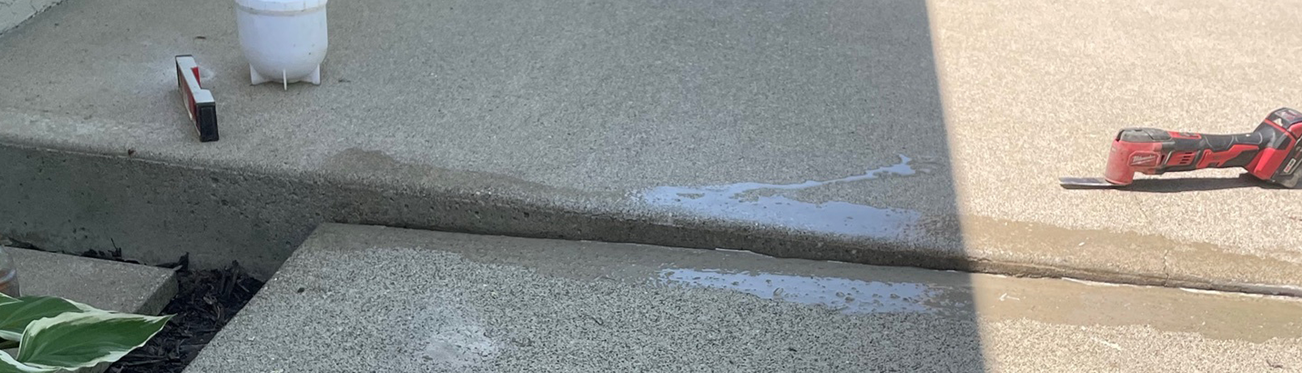 Concrete Driveway Repair | SmartLevel Concrete | Central Ohio | Uneven Slab