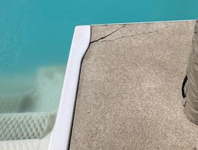 Pool Deck Repair | Cracked Pool Deck | SmartLevel Concrete