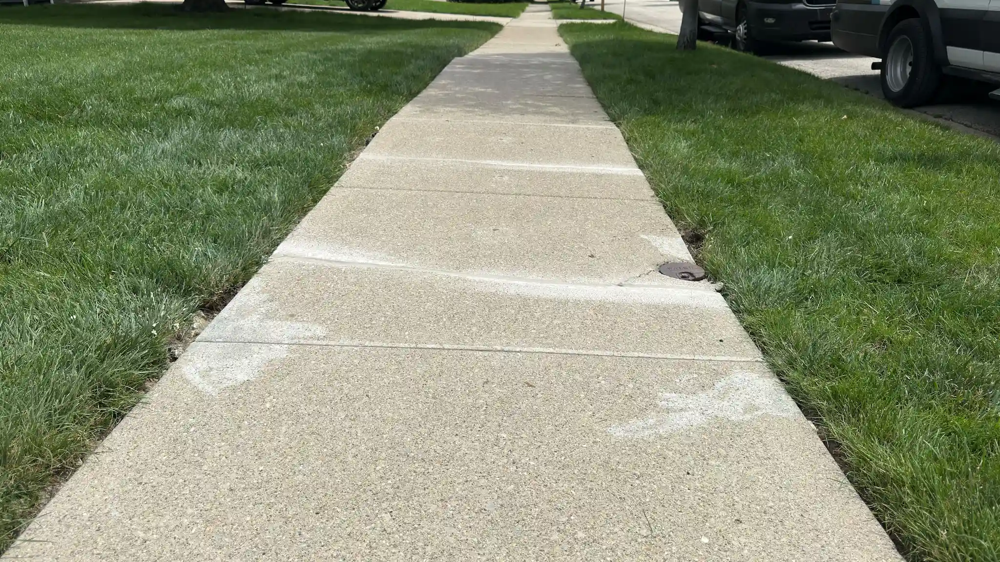 Sidewalk Repair | Even Home Sidewalk | After SmartLevel Concrete Repairs and Leveling
